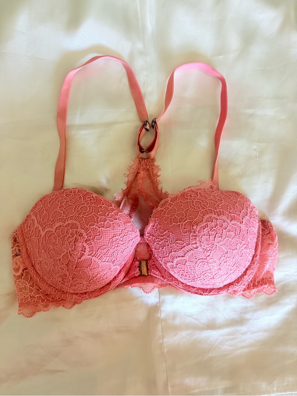Pink Lace lightly lined Bra - Women Intimates